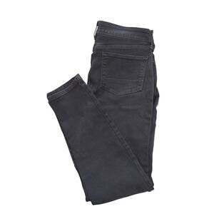 NYDJ Jeans Womens 12 Gray Alina Legging Skinny Stretch Denim Made in USA Zip Fly